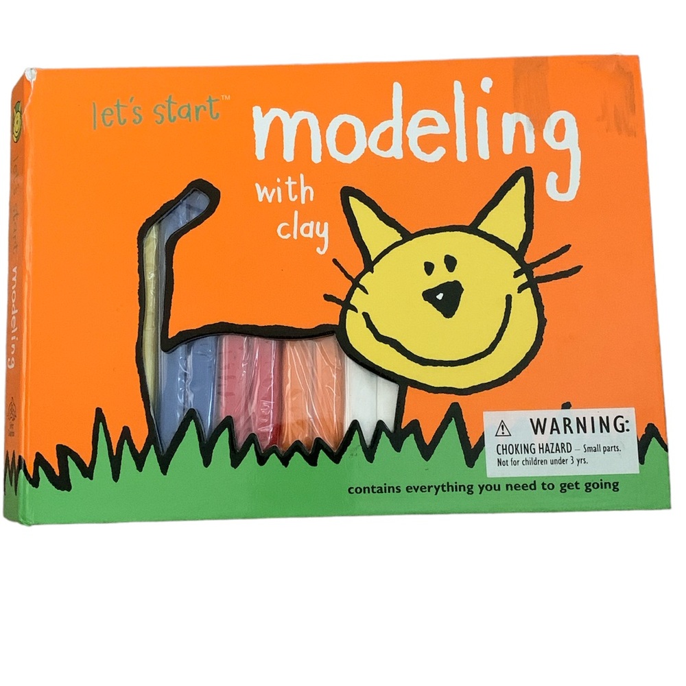 Silver Dolphin books Let's start modeling clay book kit 1997